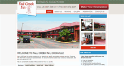 Desktop Screenshot of fallcreekinntn.com