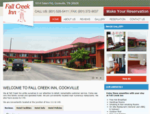 Tablet Screenshot of fallcreekinntn.com